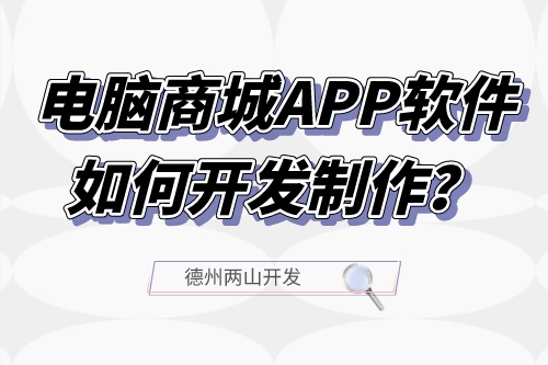 电脑商城APP软件如何开发制作？